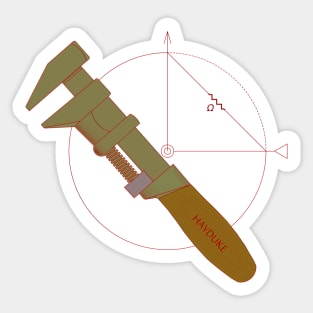 Monkey Wrench Resistance Sticker